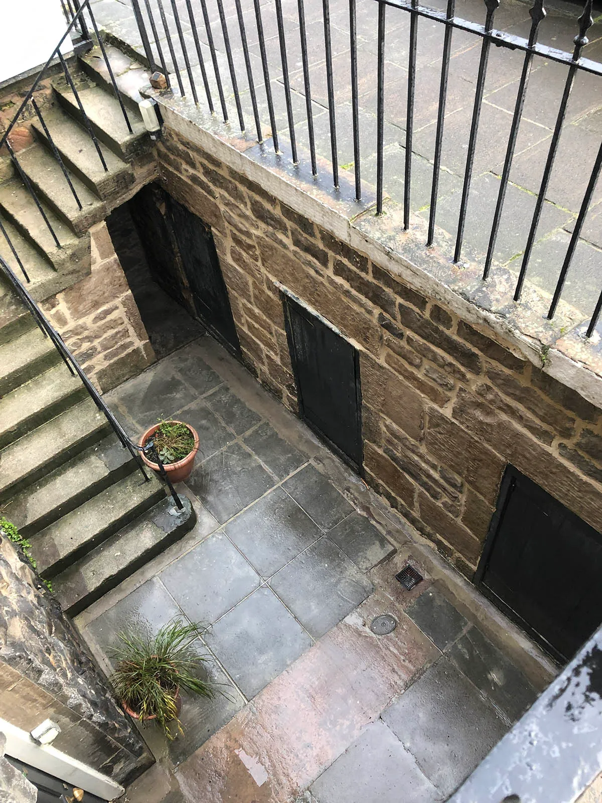 Paint removal from a New Town basement
